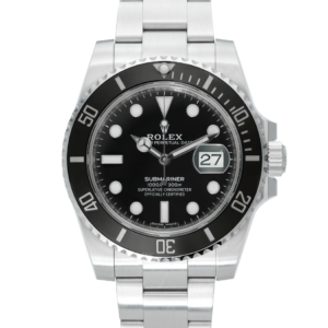 Rolex Submariner Date 116610ln Discontinued Black Dial Color Watch Front View 1