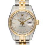 Rolex Oyster Perpetual Lady-datejust Ref. 179173 White Dial Color Watch Front View