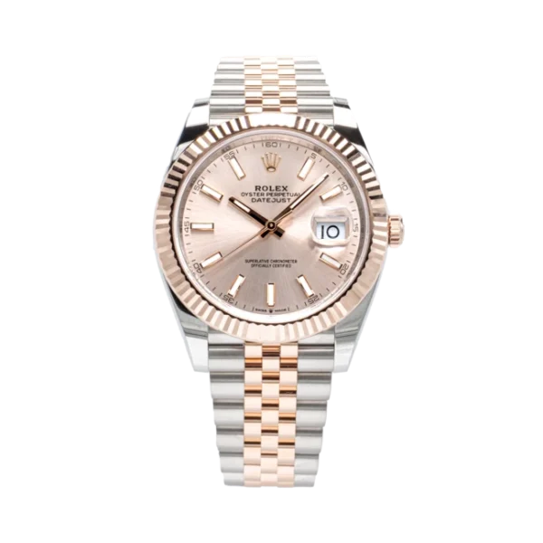 Front - 126331 Sunburst Silver Datejust 41 Two Tone