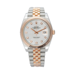 Rolex Oyster Perpetual Datejust Ii Mother Of Pearl 126331 White Dial Color Watch Front View 3