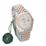 Rolex Oyster Perpetual Datejust Ii Mother Of Pearl 126331 White Dial Color Watch Side View 1