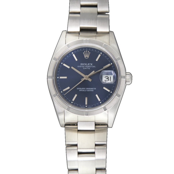Rolex Date Oyster 15210 Watch Front View