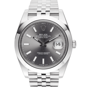 Rolex Oyster Perpetual Datejust Ii Ref. 126300 Slate Dial Color Watch Front View
