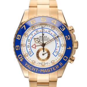 Rolex Yacht-master Ii Ref. 116688 White Dial Color Watch Front View 1