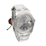 Rolex Oyster Perpetual Datejust Ref. 116334 Slate Dial Color Watch Side View