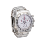 Rolex Daytona Cosmograph Meteorite Dial White Gold Face Discontinued side angle
