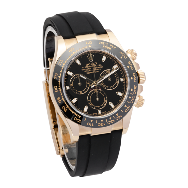 Rolex Cosmograph Daytona Yellow Gold 116518ln Watch Front View 5