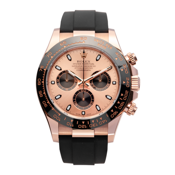 Rolex Cosmograph Daytona Rose Gold Ref. 116515ln Watch Front View
