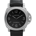 Panerai Luminor Marina Pam 312 Black Dial Color Watch Front View 1