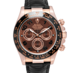 Rolex Cosmograph Daytona Discontinued Chocolate Arabic Dial Ref. 116515 Watch Front View 6