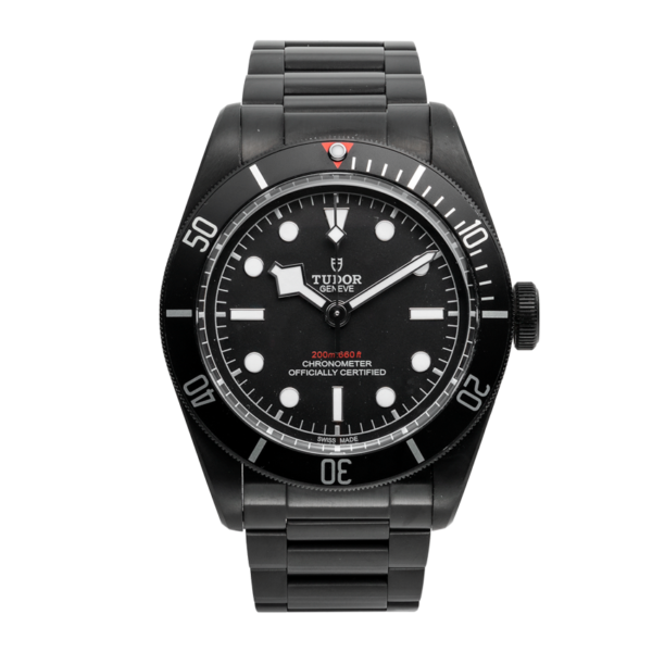 Tudor Black Day Dark Ref. 79230dk Black Dial Color Watch Front View 1