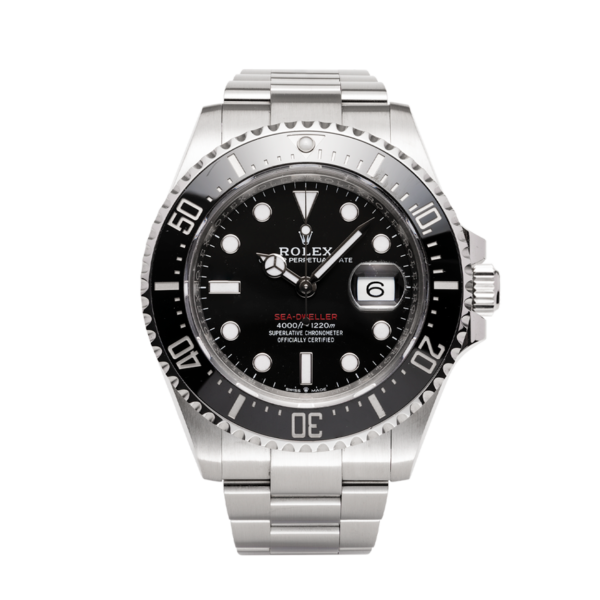Rolex Sea-dweller Ref. 126600 Black Dial Color Watch Front View 1