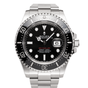 Rolex Sea-dweller Oyster 43 Mm Ref. 126600 Black Dial Color Watch Front View