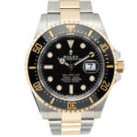 Rolex Two-tone Sea-dweller Ref. 126603 Black Dial Color Watch Front View 1