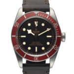 Tudor Black Bay M79220r Black Dial Color Watch Front View