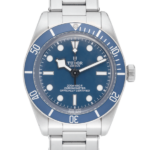 Tudor Black Bay Blue Dial Color Watch Front View