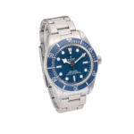 Tudor Blue Black Bay Ref. M79030b Blue Dial Color Watch Side View 4