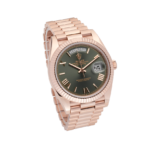 Rolex Day Date Green Dial Rosegold-Side