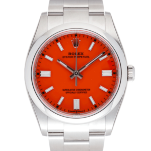 Rolex Oyster Perpetual 126000 Red-Face2