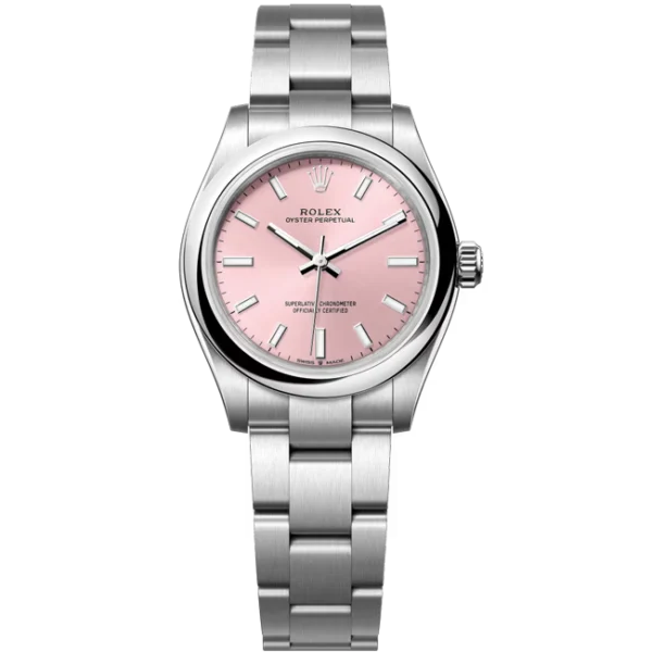 Rolex Oyster Perpetual 31 Pink Dial 277200 front