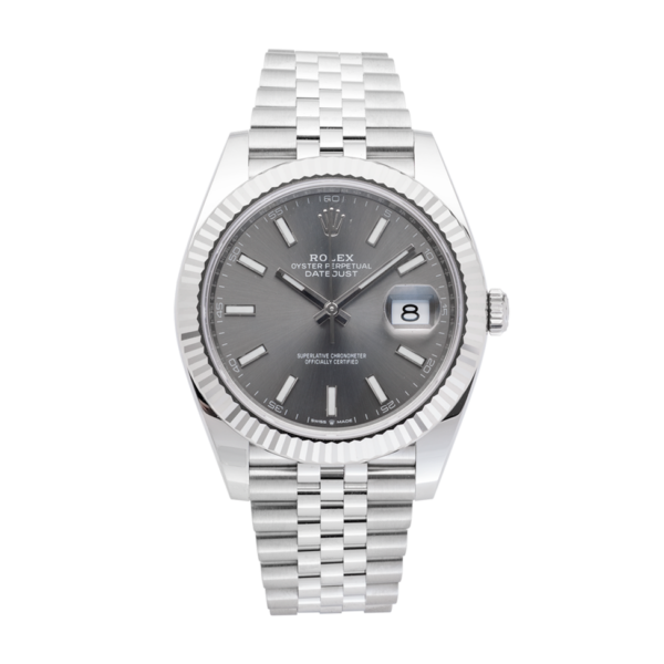 Rolex Datejust Fluted Silver-Full