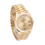 Rolex Day-Date 228238 Champagne Roman Dial-Side