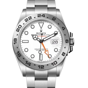 Rolex Explorer ii white dial 226570 close front