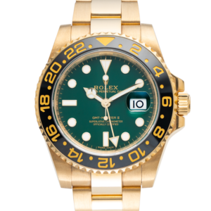 Rolex GMT Master II Ref. 116718 Green Dial-Face