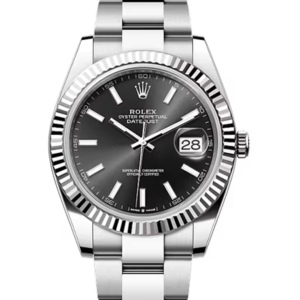 Rolex Datejust 41 Black Index 126334 - Close front