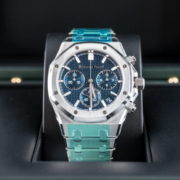 In Box 2 - Royal Oak Blue DIal Chronograph 26240ST Steel