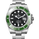 Rolex Submariner Date Starbucks Kermit MK2 126610LV - Oystersteel Oyster Bracelet - Close front view