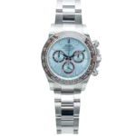 rolex daytona platinum ice blue dial oyster 40mm 126506 Brand new - front view