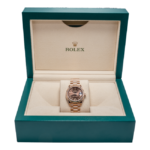 Rolex Datejust Chocolate Roman Diamonds Dial Ref. 278275 Box view
