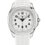 Patek Philippe Aquanaut Luce Matte White Diamond 5267:200A-010 - Stock photo - Close front look