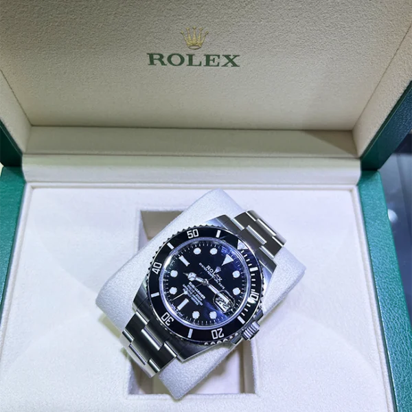 Rolex Submariner Date Stainless Steel Black Dial Black Bezel 126610LN - 2024 -Top view