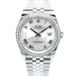 Datejust Silver Dial 126284RBR Jubilee - front