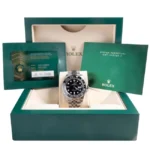 Rolex GMT Master "Buce Wayne" 126710GRNR Jubilee Full Set Look in the Box