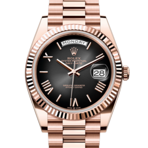 Rolex Day Date 228235 with Slate Dmbré Dial - closer
