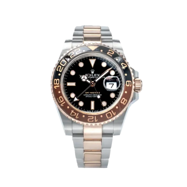 Rolex GMT Master II "Root Beer" Oyster 126711CHNR - Pre-owned - Front