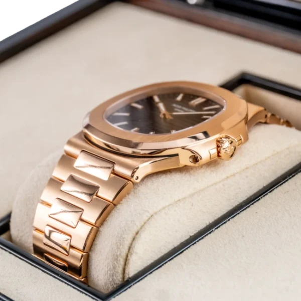 Right - Patek 5711 Nautilus Rose Gold Brown Dial