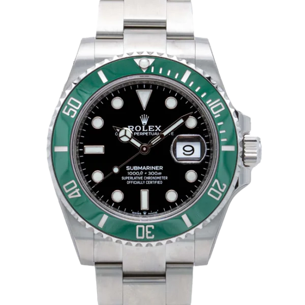 Rolex Submariner Date Kermit MK1 126610LV - Oystersteel Oyster Bracelet - Close front