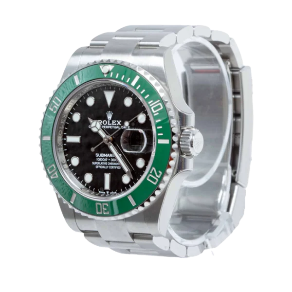 Rolex Submariner Date Kermit MK1 126610LV - Oystersteel Oyster Bracelet - Side