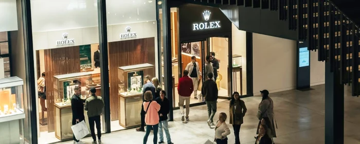 rolex ad store