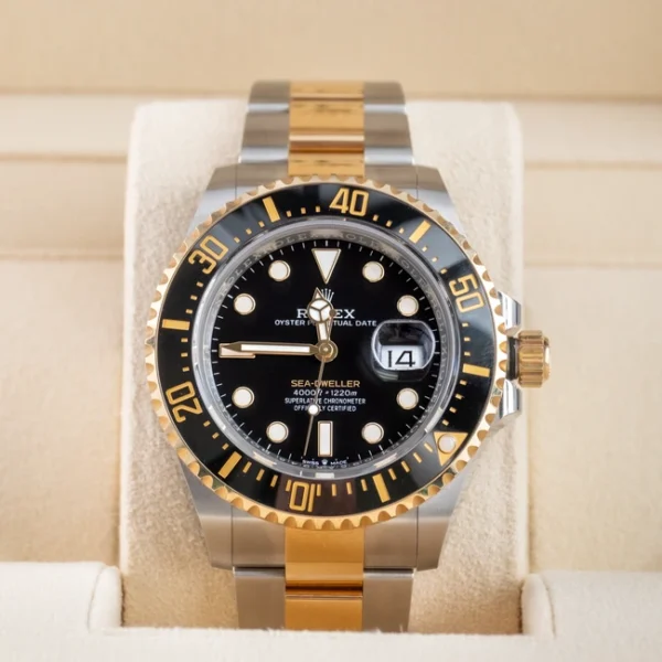 In Box 1 - 126603 Two Tone Sea Dweller Black Dial