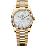 Rolex Day Date Mother Of Pearl Diamond Dial Yellow Gold 228238