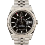 Rolex sky dweller pre-owned 326934 black dial skydweller jubilee