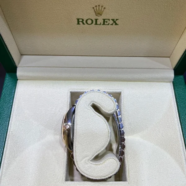 Rolex Datejust 31 Purple Roman Diamond Dial Jubilee 278271 - Two tone bracelet - Crown