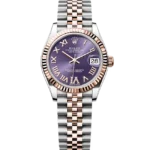 Rolex Datejust 31 Purple Roman Diamond Dial Jubilee 278271 - Two tone bracelet - Front view