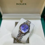 Rolex Datejust 31 Purple Roman Diamond Dial Jubilee 278271 - Two tone bracelet - Top view