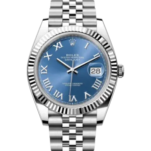 Rolex Datejust 41 White Gold Oystersteel Blue Roman Jubilee 126334
